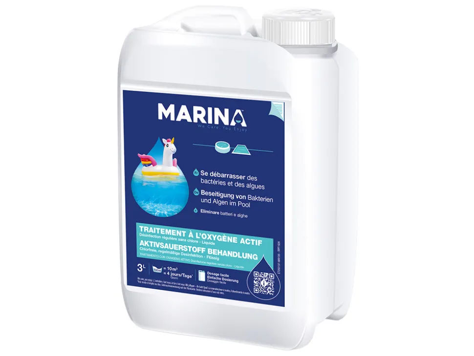 MARINA - Traitement à l'oxygène actif sans chlore 3 l