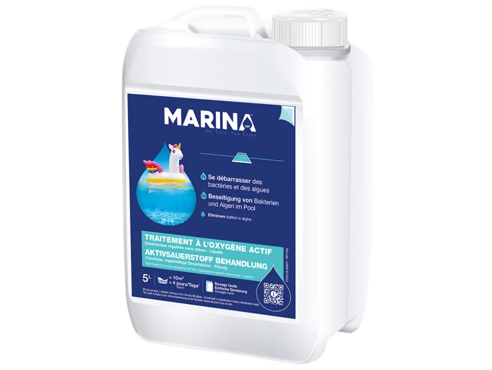 MARINA - Traitement à l'oxygène actif sans chlore 5 l