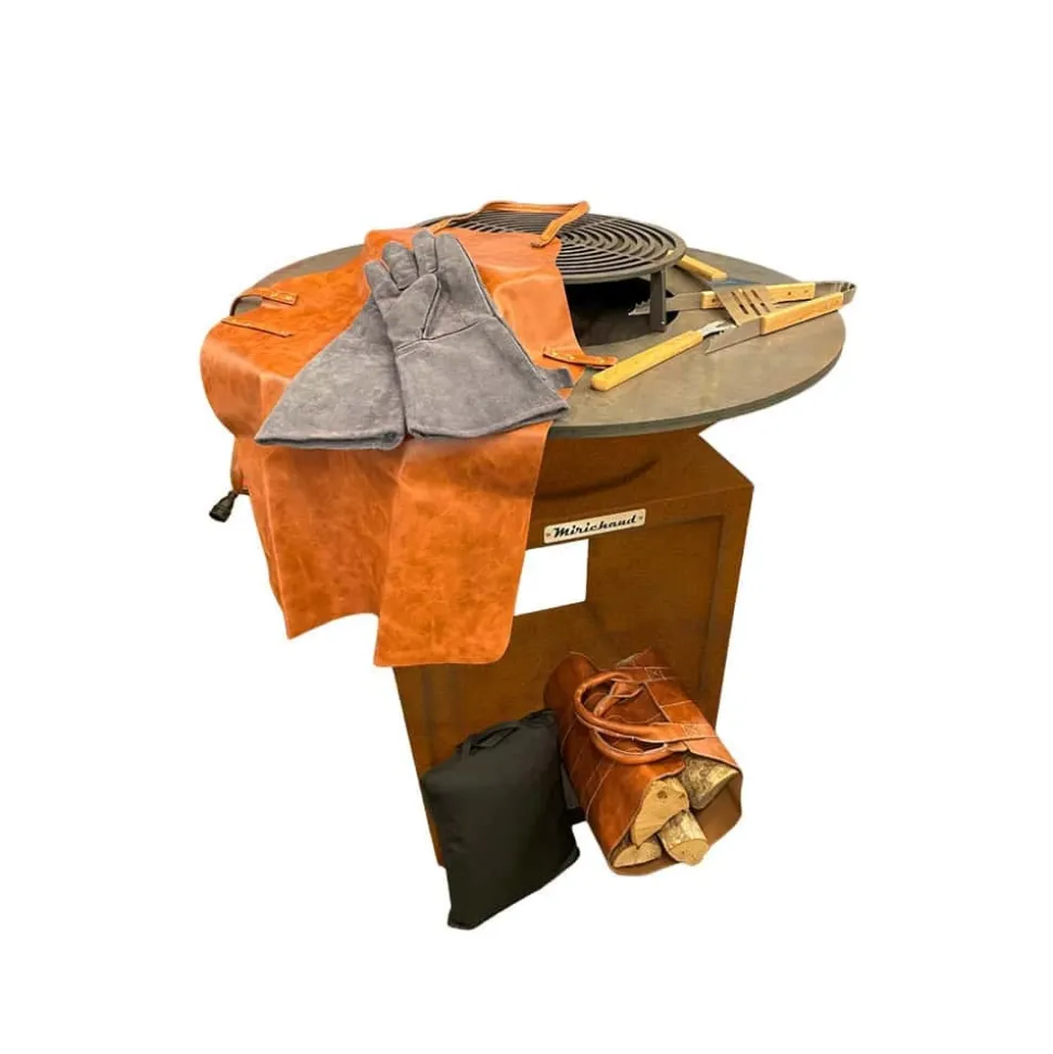 MIRICHAUD - Pack brasero de démarrage corten diamètre 95cm
