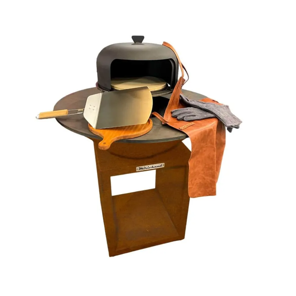 MIRICHAUD - Pack brasero pizza corten diamètre 95cm