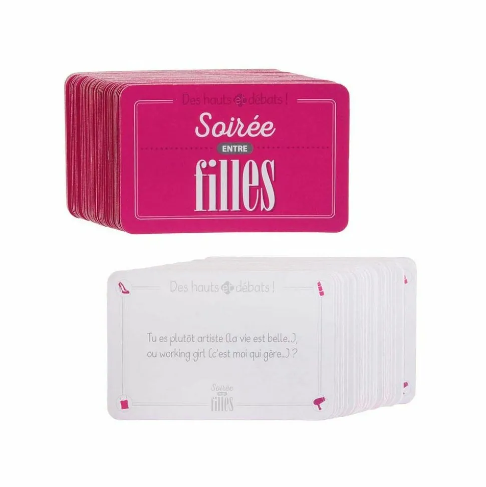 MISTER GADGET - Jeu de cartes débat soirée filles 54 cartes