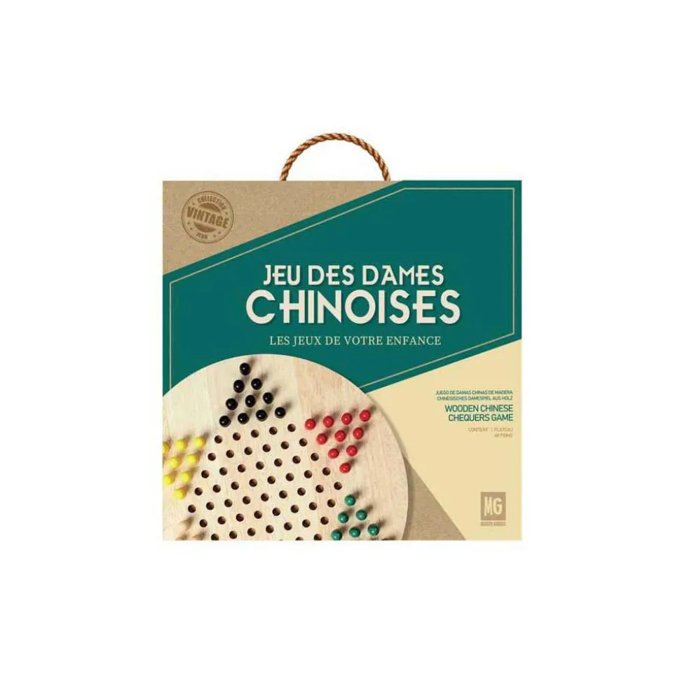 MISTER GADGET - Jeu de dames chinoises en bois