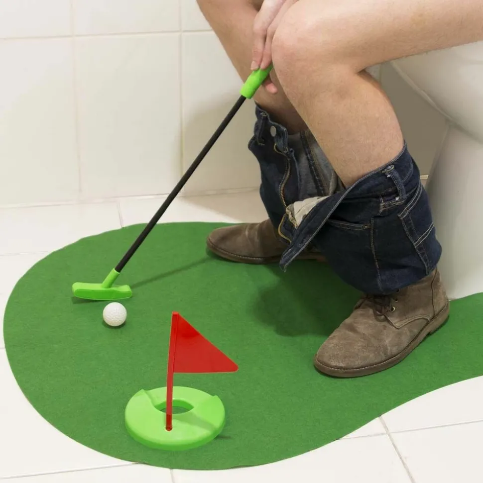MISTER GADGET - Jeu de golf de toilettes