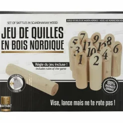 MISTER GADGET - Jeu de quilles en bois nordique