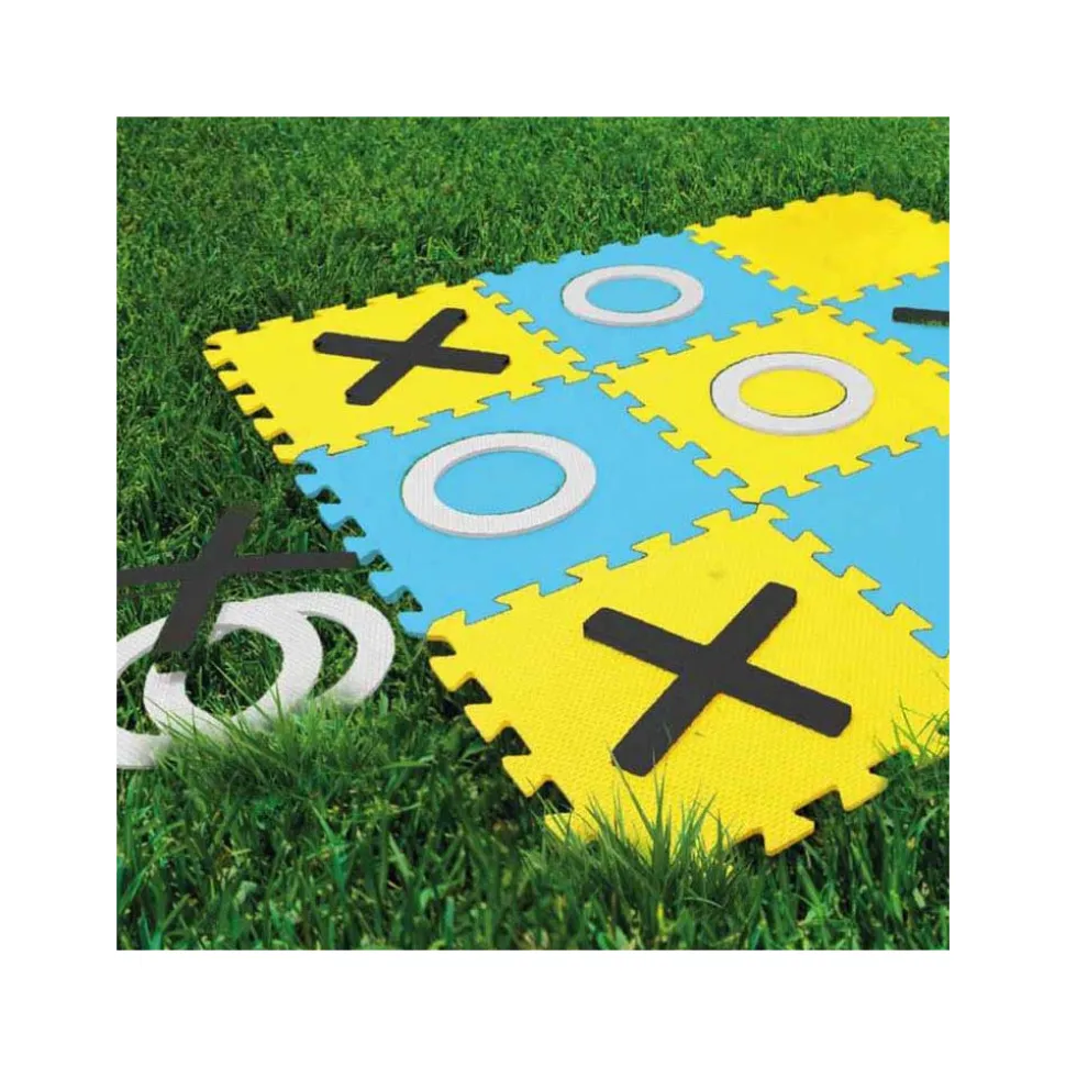 MISTER GADGET - Jeu extérieur morpion géant en plastique 32 x 32 cm