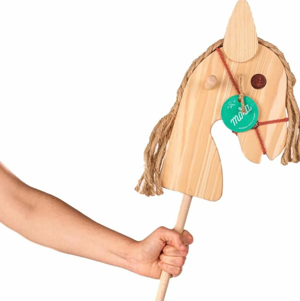 MORA - Cheval avec manche en bois caballo