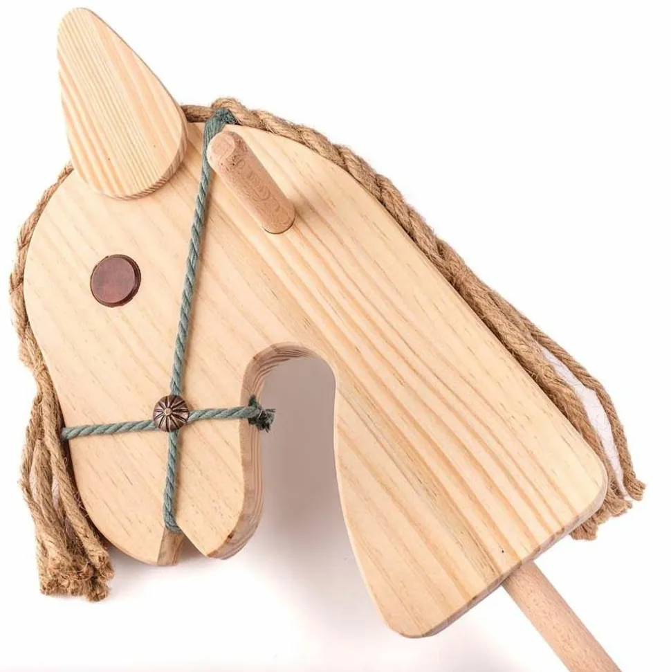 MORA - Cheval avec manche en bois caballo