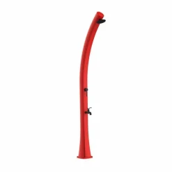 MPC - Douche rouge en polyethylene hd chauffage solaire 226 cm 25 litres
