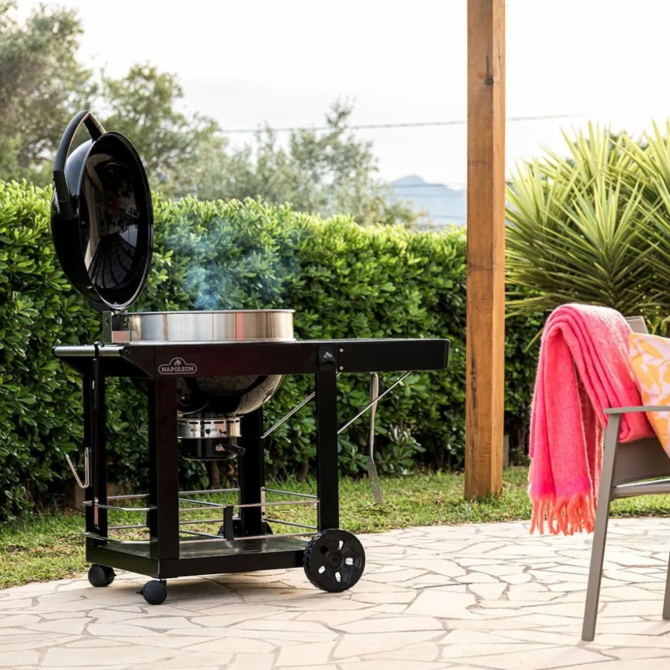 NAPOLEON - Barbecue à charbon napoleon kettle pro 57 cm sur chariot