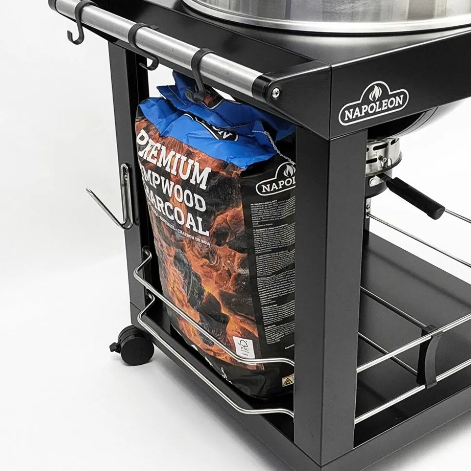 NAPOLEON - Barbecue à charbon napoleon kettle pro 57 cm sur chariot