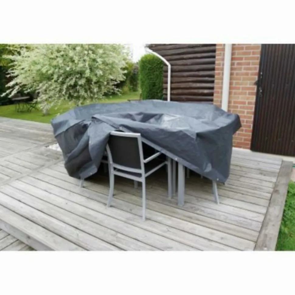 NATURE - Housse de protection table rectangulaire - ovale - 170x130