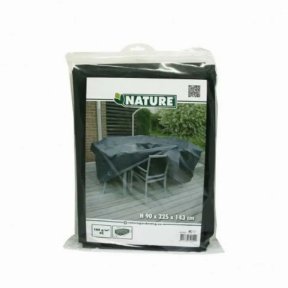 NATURE - Housse de protection table rectangulaire - ovale - 170x130