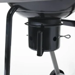 NEKA - Barbecue à charbon pyla - diam. 46 cm - noir