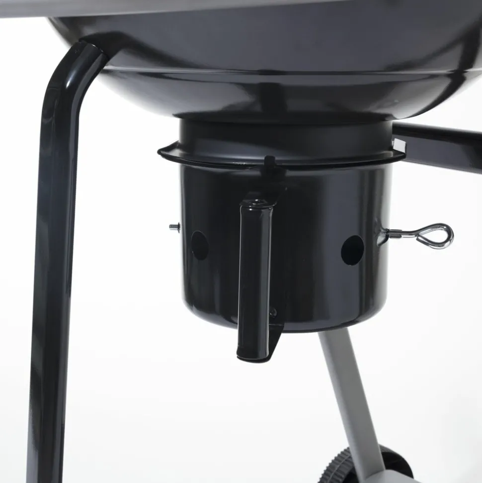NEKA - Barbecue à charbon pyla - diam. 46 cm - noir