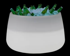 NEWGARDEN - Pot lumineux camelia 80 solaire+batterie rechargeable led rgb avec télécommande ø79x46,5cm