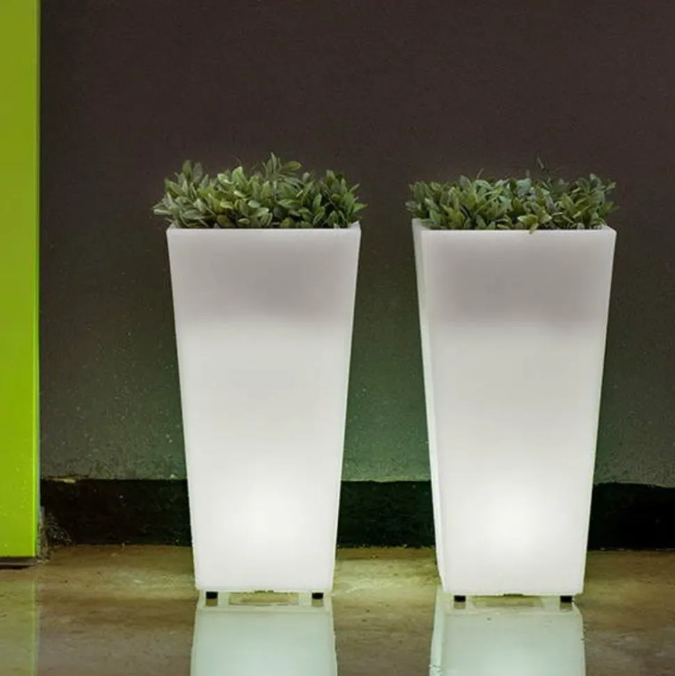 NEWGARDEN - Pot lumineux melisa 30 lumière blanche froide par câble 30x30x58cm