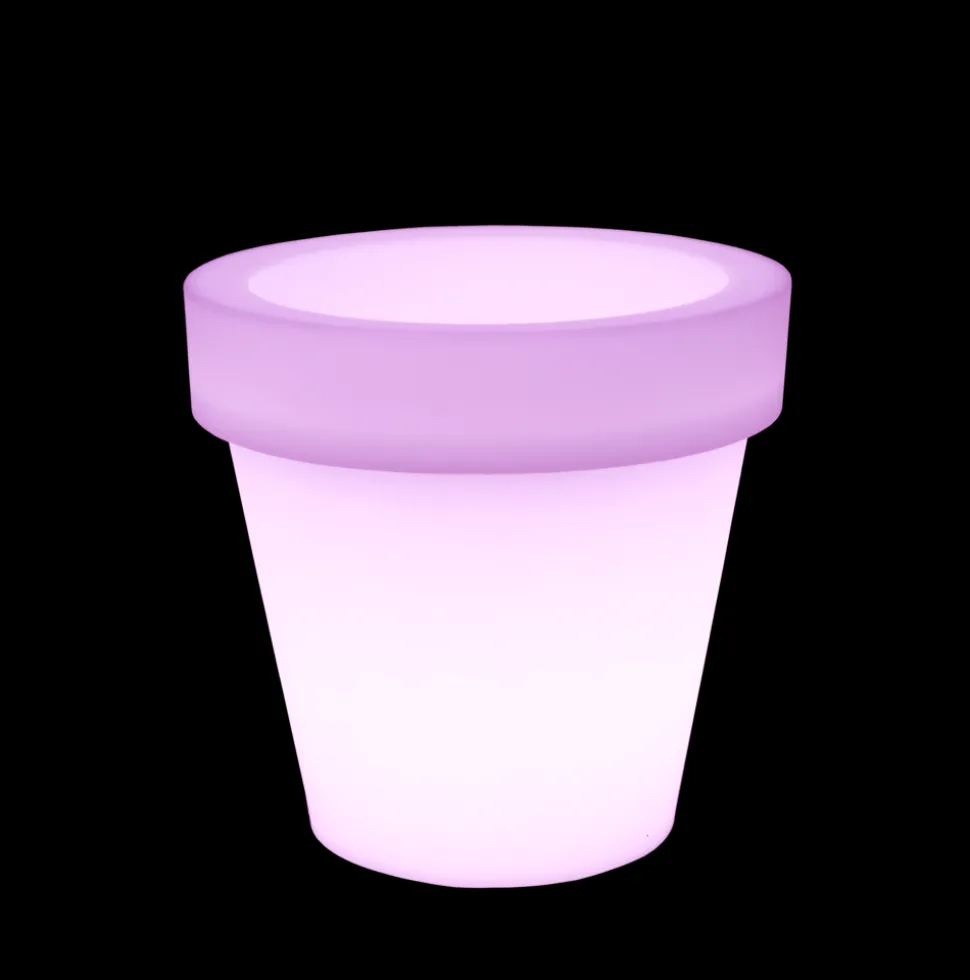 NEWGARDEN - Pot lumineux magnolia 160 solaire+batterie rechargeable led rgb avec télécommande ø160x152cm