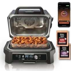 NINJA - Barbecue électrique et fumoir Woodfire Pro Connect XL OG901EU