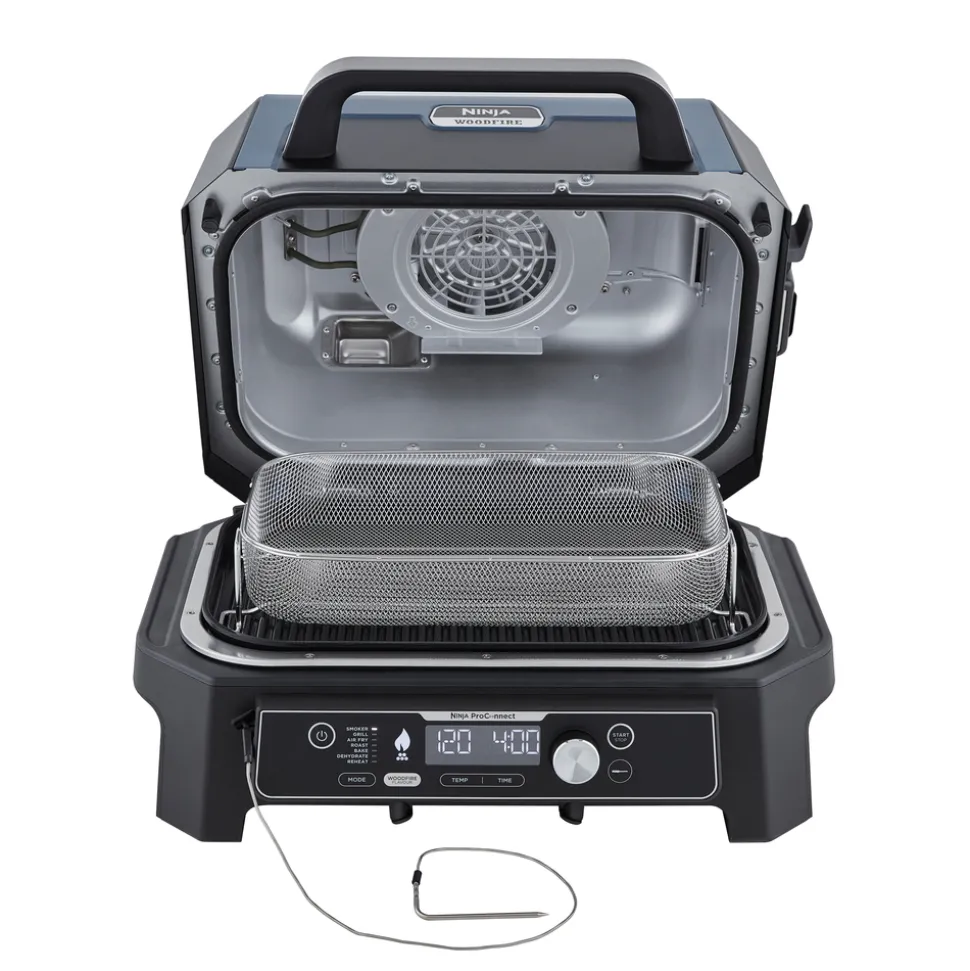 NINJA - Barbecue électrique et fumoir Woodfire Pro Connect XL OG901EU