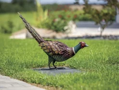 NORTENE - Faisan décoratif stylisé en acier pour jardin