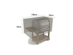 NORTENE - Housse de protection pour barbecue covertop - taupe - 70 x 130 x 70 cm