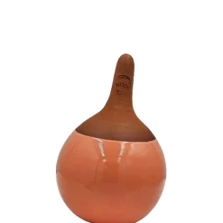 Olla à planter, réserve d'eau pour irrigation, coloris pêche - 40cl