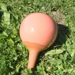 Olla à planter, réserve d'eau pour irrigation, coloris pêche - 40cl