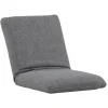 PARIS PRIX - Chaise longue en tissu "trond" 80cm gris