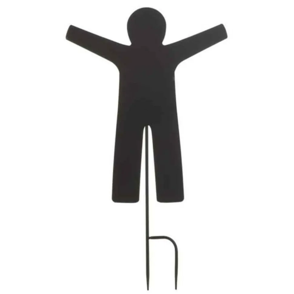PARIS PRIX - Décoration de jardin en métal "maurice" 70cm noir