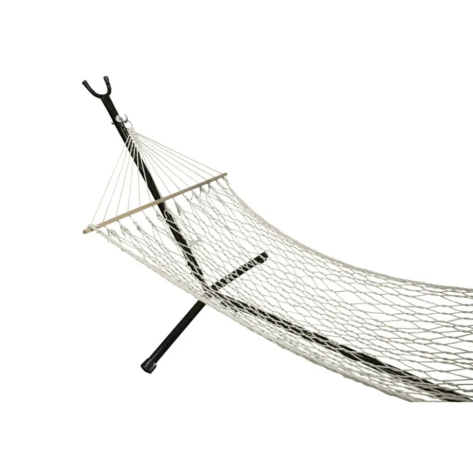 PARIS PRIX - Hamac en coton "ubub" 200cm blanc crème