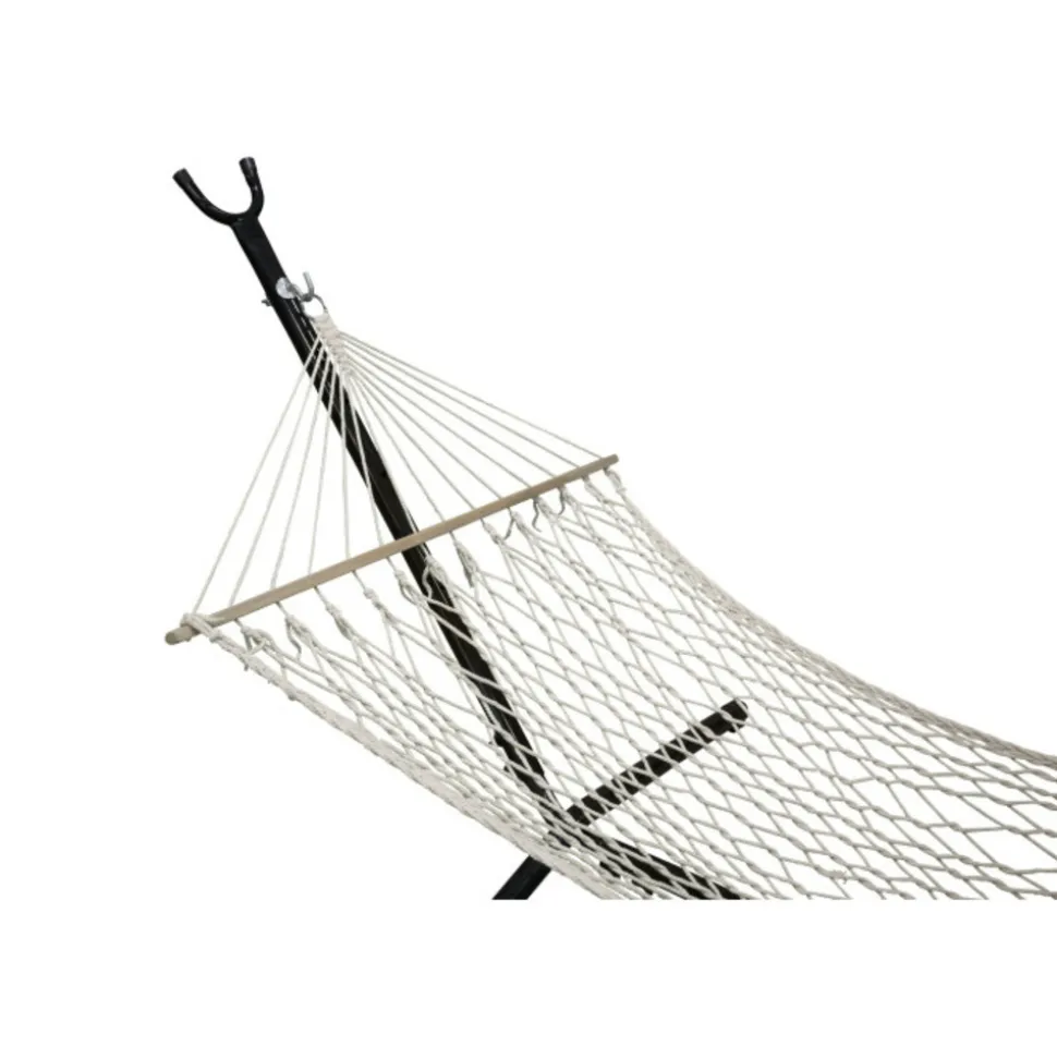 PARIS PRIX - Hamac en coton "ubub" 200cm blanc crème