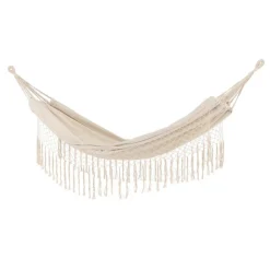 PARIS PRIX - Hamac en tissu "banate" 200cm naturel