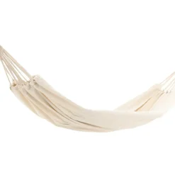 PARIS PRIX - Hamac en tissu "hedvig" 200cm blanc crème