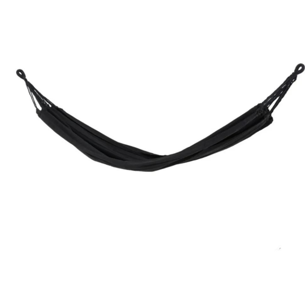 PARIS PRIX - Hamac en tissu "hedvig" 200cm noir