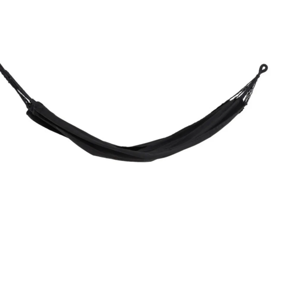 PARIS PRIX - Hamac en tissu "hedvig" 200cm noir