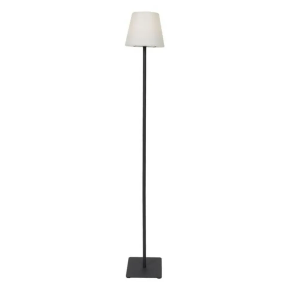 PARIS PRIX - Lampadaire d'extérieur solaire "led" 120cm blanc