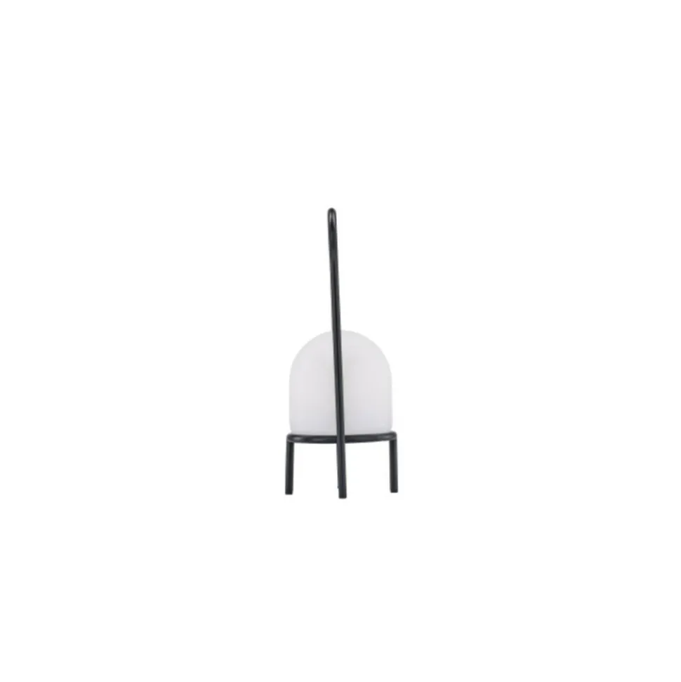 PARIS PRIX - Lampe à poser d'extérieur led "colie" 43cm noir