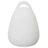 PARIS PRIX - Lampe à poser d'extérieur "télécommande" 25cm blanc