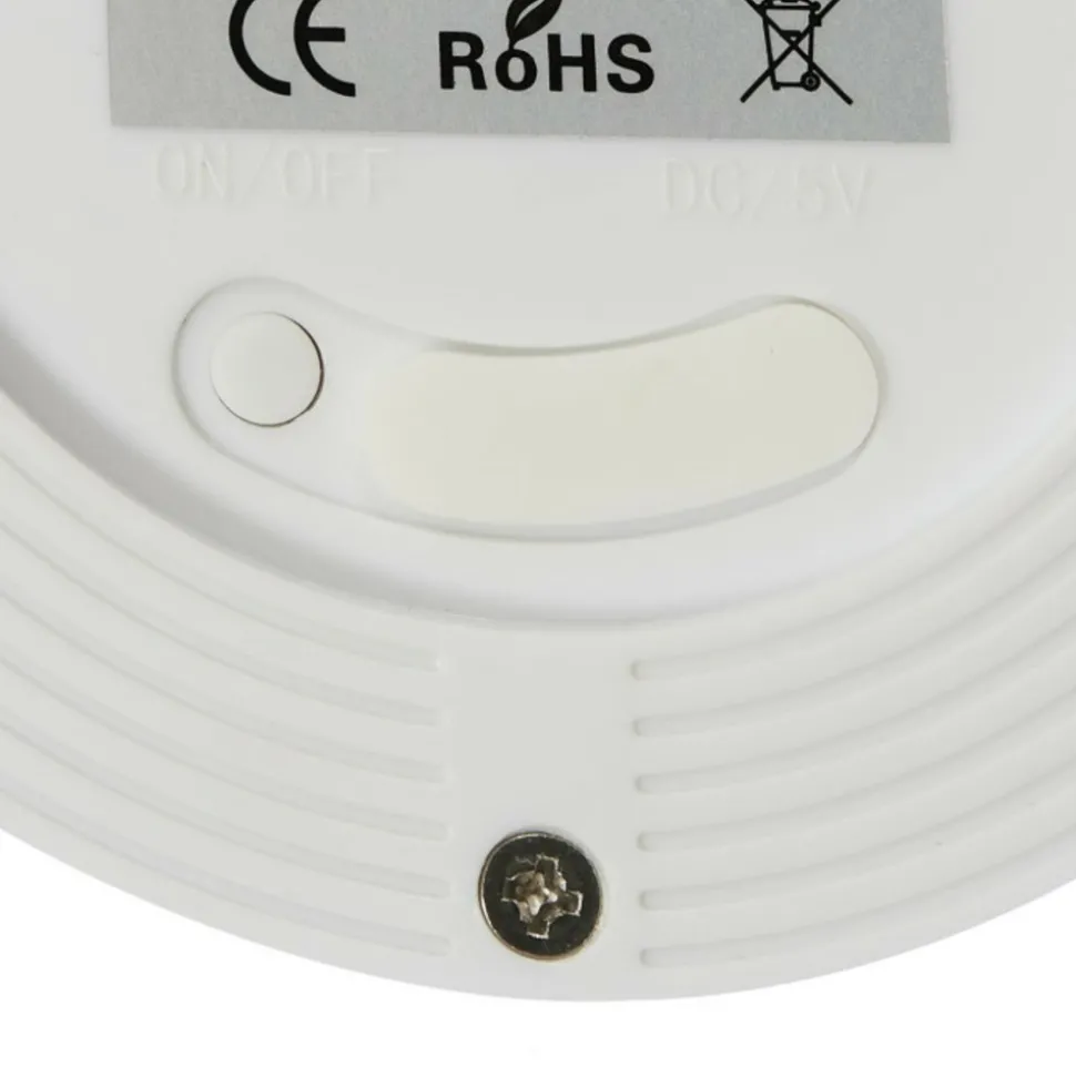 PARIS PRIX - Lampe à poser d'extérieur "télécommande" 25cm blanc