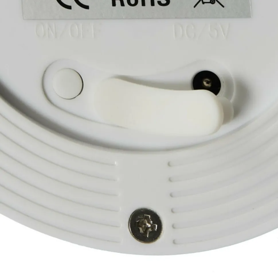 PARIS PRIX - Lampe à poser d'extérieur "télécommande" 25cm blanc