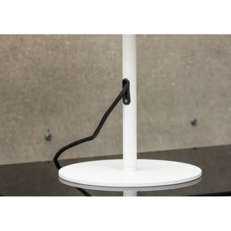 PARIS PRIX - Lampe à poser d'extérieur "moris" 52cm blanc