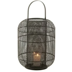 PARIS PRIX - Lanterne déco en métal "donny" 51cm noir