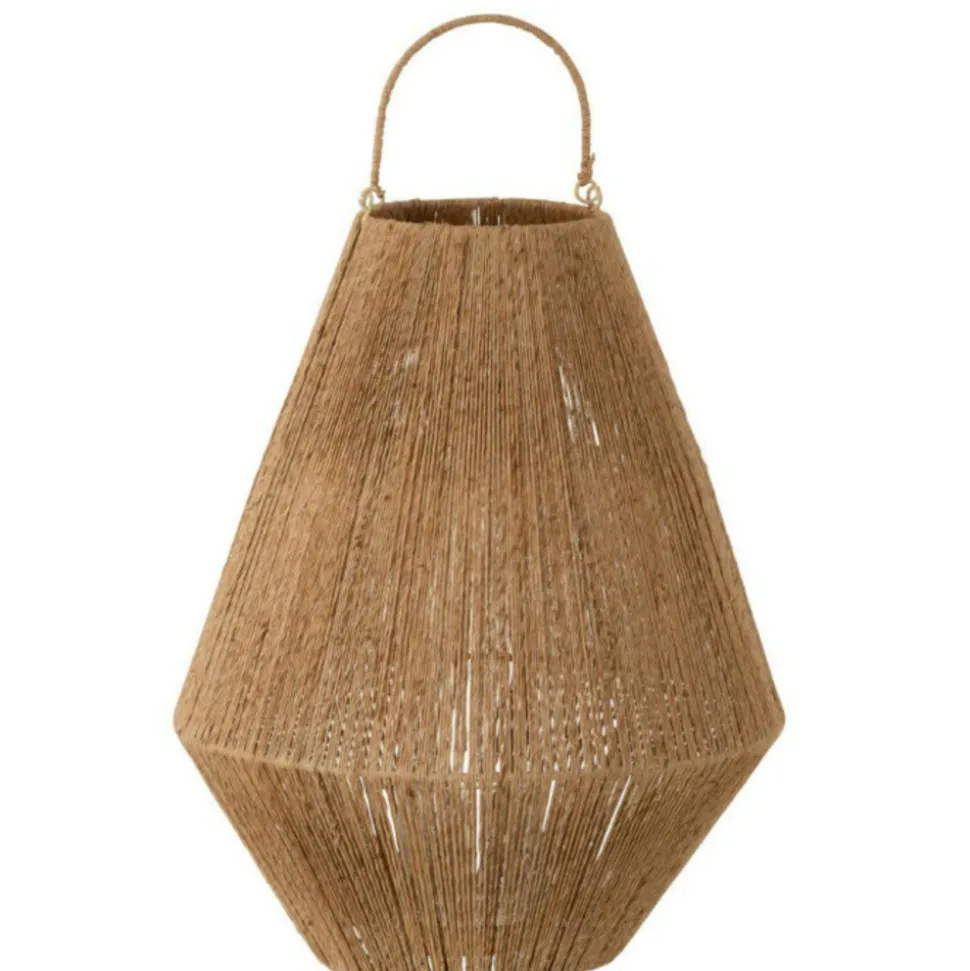 PARIS PRIX - Lanterne design en jute "dantya" 48cm naturel