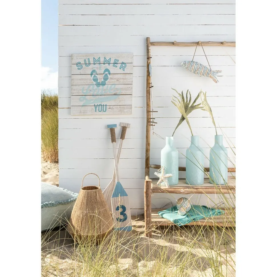 PARIS PRIX - Lanterne design en jute "dantya" 48cm naturel