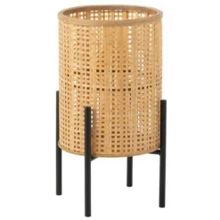 PARIS PRIX - Lanterne sur pied bambou "fernando" 50cm naturel