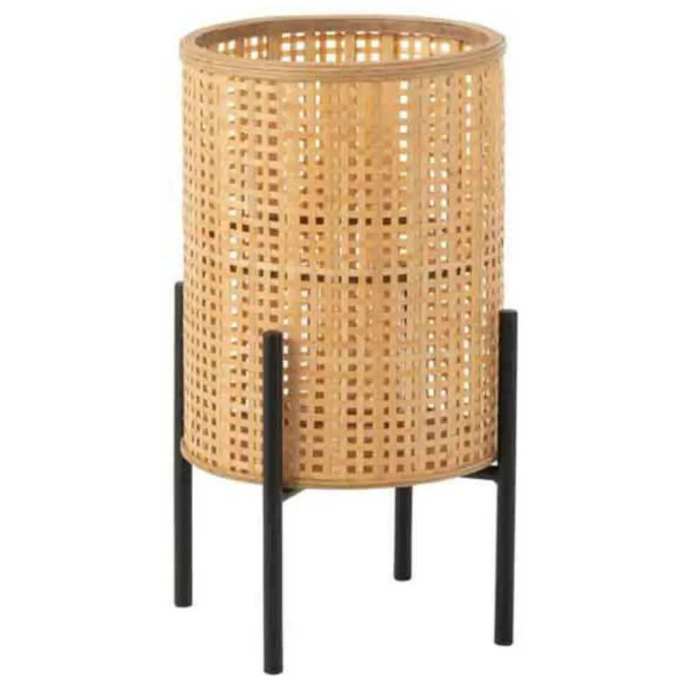 PARIS PRIX - Lanterne sur pied bambou "fernando" 50cm naturel