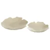 PARIS PRIX - Lot de 2 coupelles design "aluminium" 43cm argent
