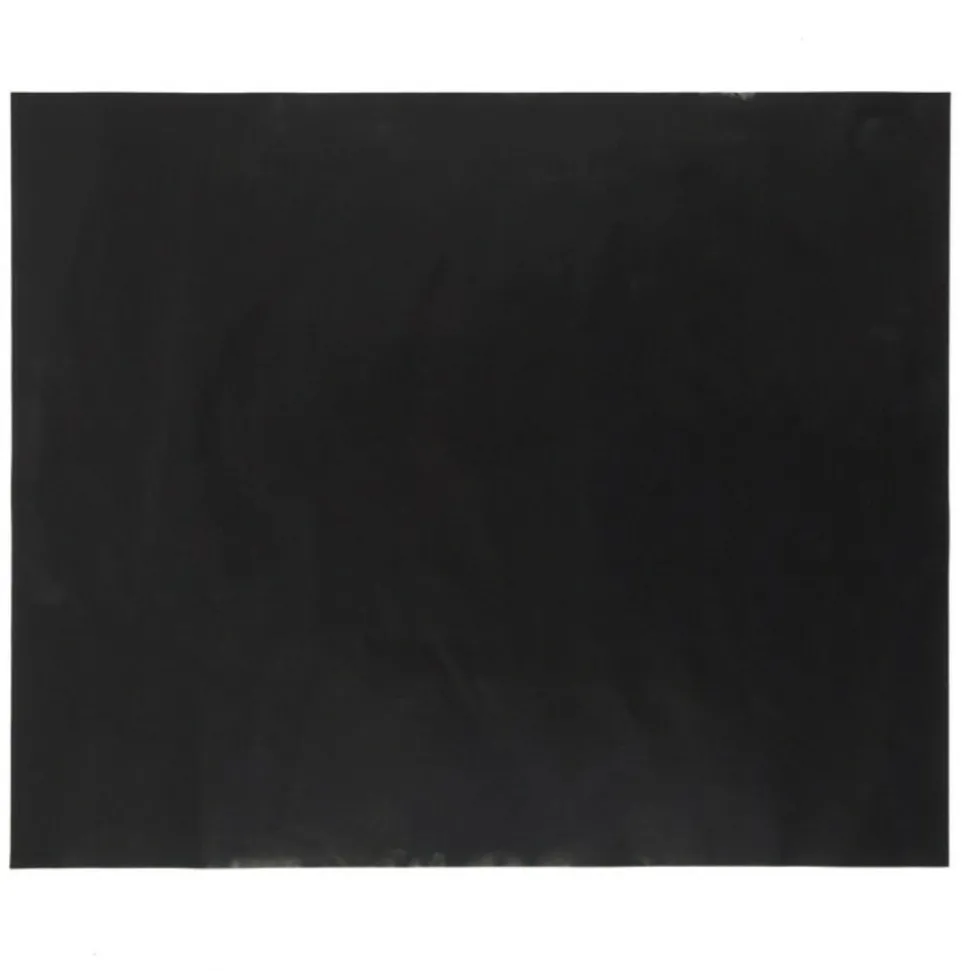PARIS PRIX - Lot de 2 feuilles de cuisson "barbecue" 40cm noir