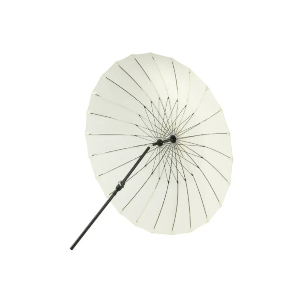 PARIS PRIX - Parasol design "palmetto" 270cm naturel