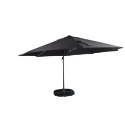 PARIS PRIX - Parasol déporté rotatif "leeds" 345cm noir